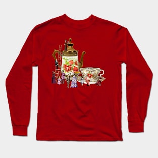 Victorian Coffee Long Sleeve T-Shirt